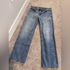 Men’s American Eagle Outfitters Distressed Blue Bootcut Leg Jeans 32/34